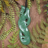 Manaia carved from Hapopo Pounamu - NZ Greenstone