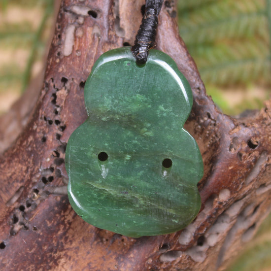 Hapopo Pounamu Hei Tiki - NZ Greenstone