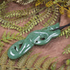 Manaia carved from Hapopo Pounamu - NZ Greenstone