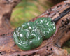Hapopo Pounamu Hei Tiki - NZ Greenstone