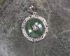 Hapopo Pounamu pendant set in Sterling Silver - NZ Greenstone