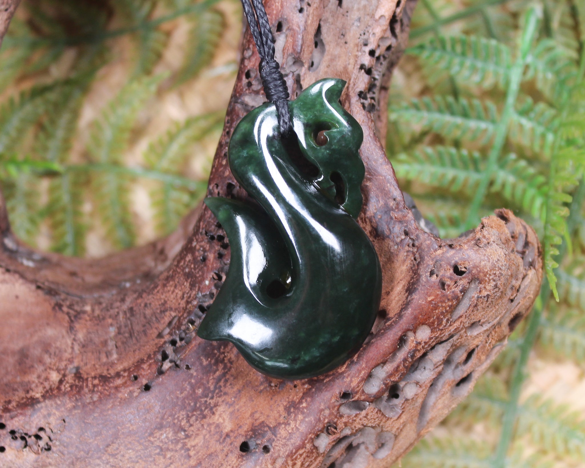 NZ Greenstone Medium Manaia Pendant (AQ474) Kawakawa Pounamu ...