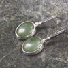 Roimata or Teardrop earrings carved from Hapopo Pounamu - NZ Greenstone