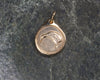 Hapopo Pounamu pendant with a gold setting - NZ Greenstone