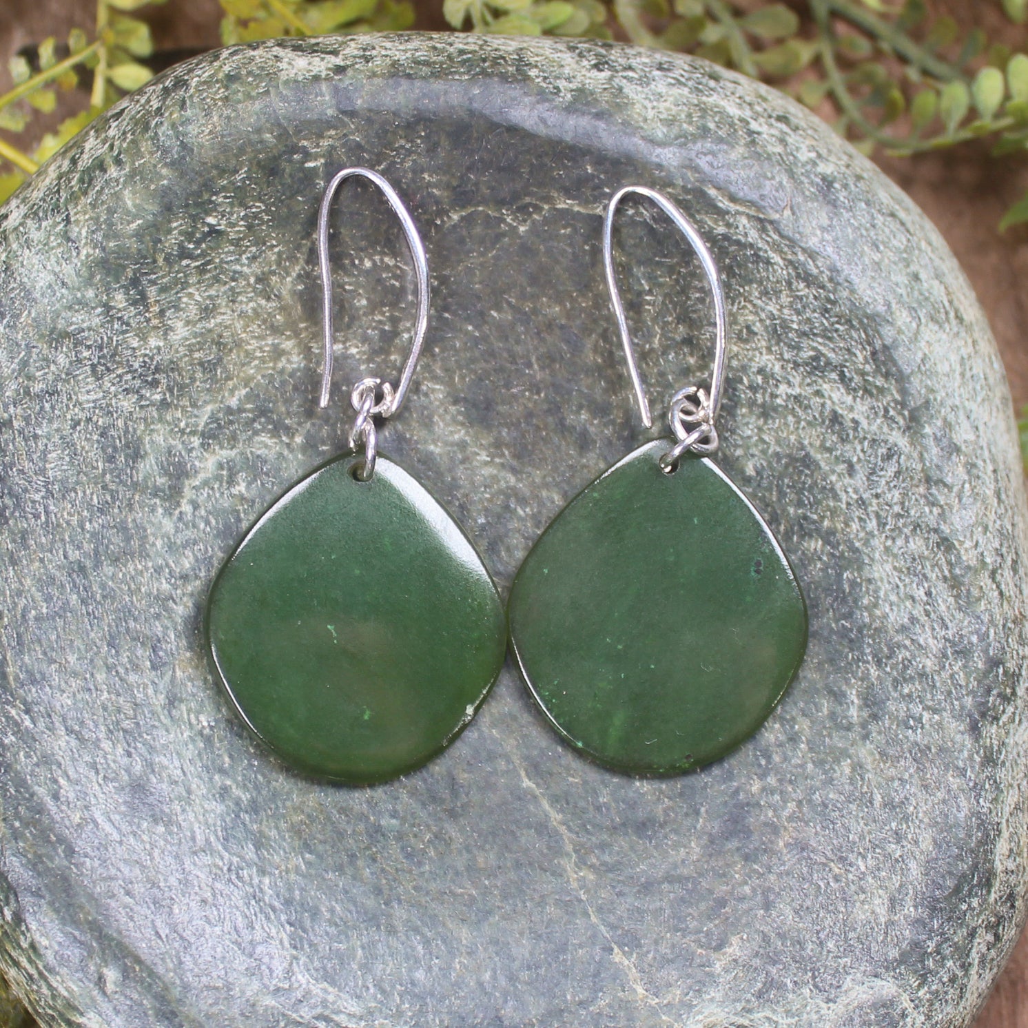 Hapopo Pounamu Earrings