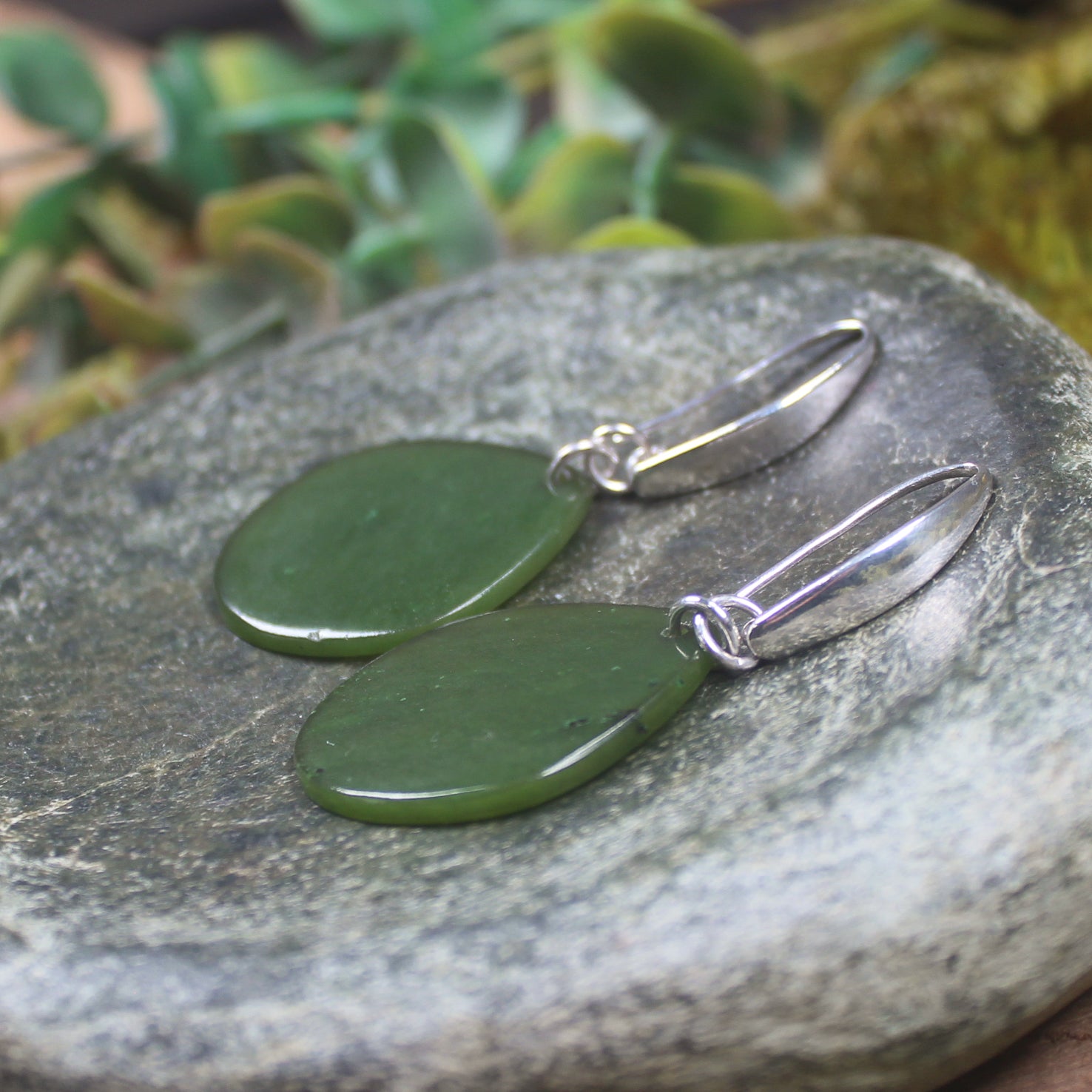 Hapopo Pounamu Earrings