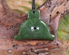Dog Whistle carved from Kawakawa Pounamu - NZ Greenstone