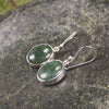 Roimata or Teardrop earrings carved from Hapopo Pounamu - NZ Greenstone