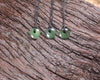 Porowhita or Pi Stone carved from Hapopo Pounamu - NZ Greenstone