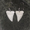 Shark Tooth Earrings carved from beef bone