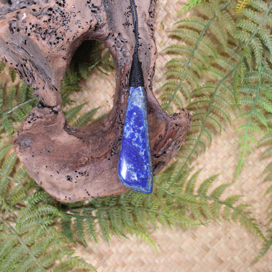 Toki or Adze carved from Lapis Lazuli