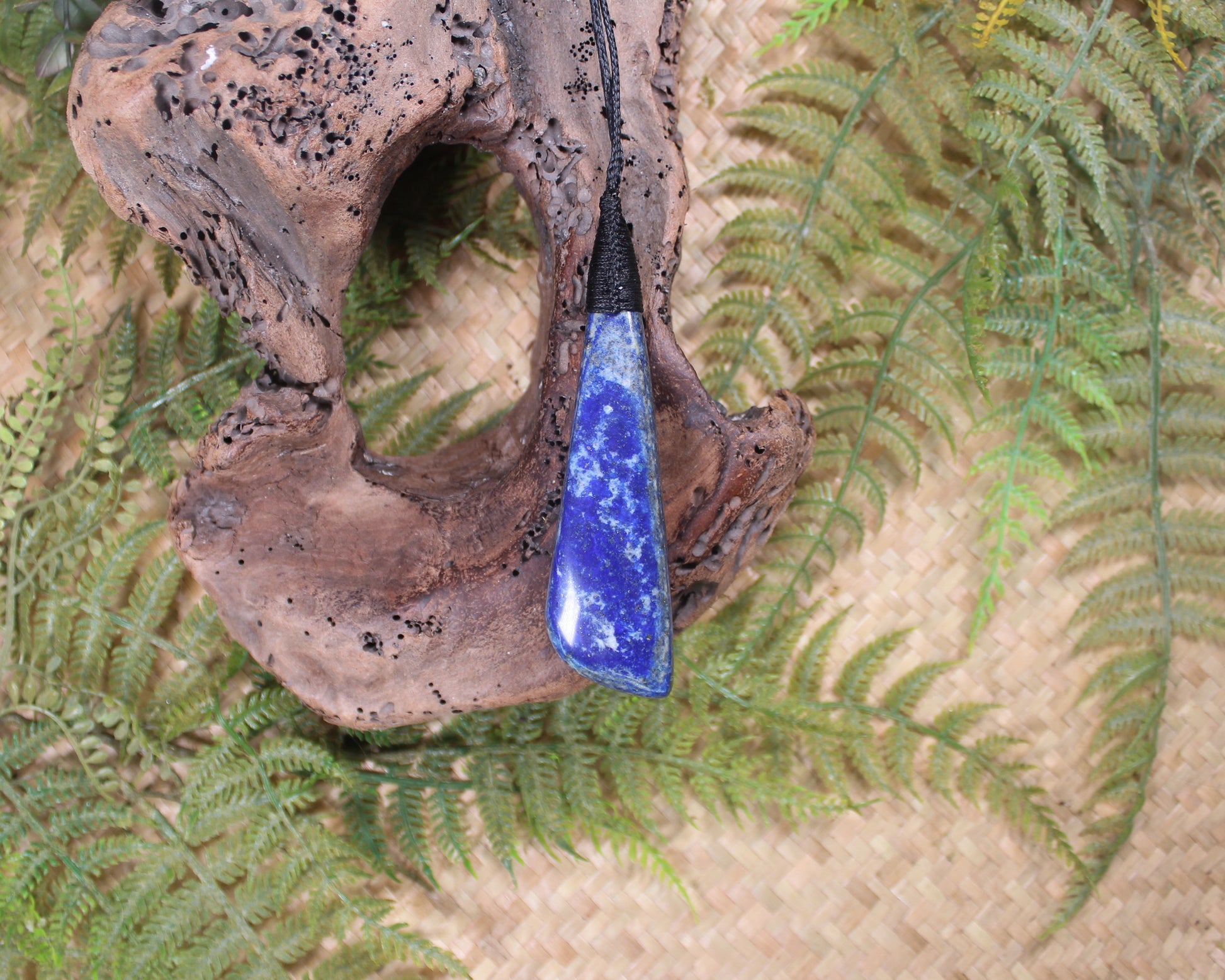Toki or Adze carved from Lapis Lazuli