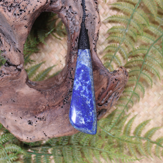 Toki or Adze carved from Lapis Lazuli
