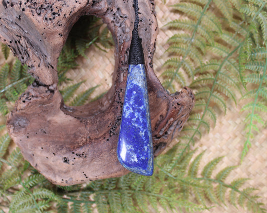 Toki or Adze carved from Lapis Lazuli