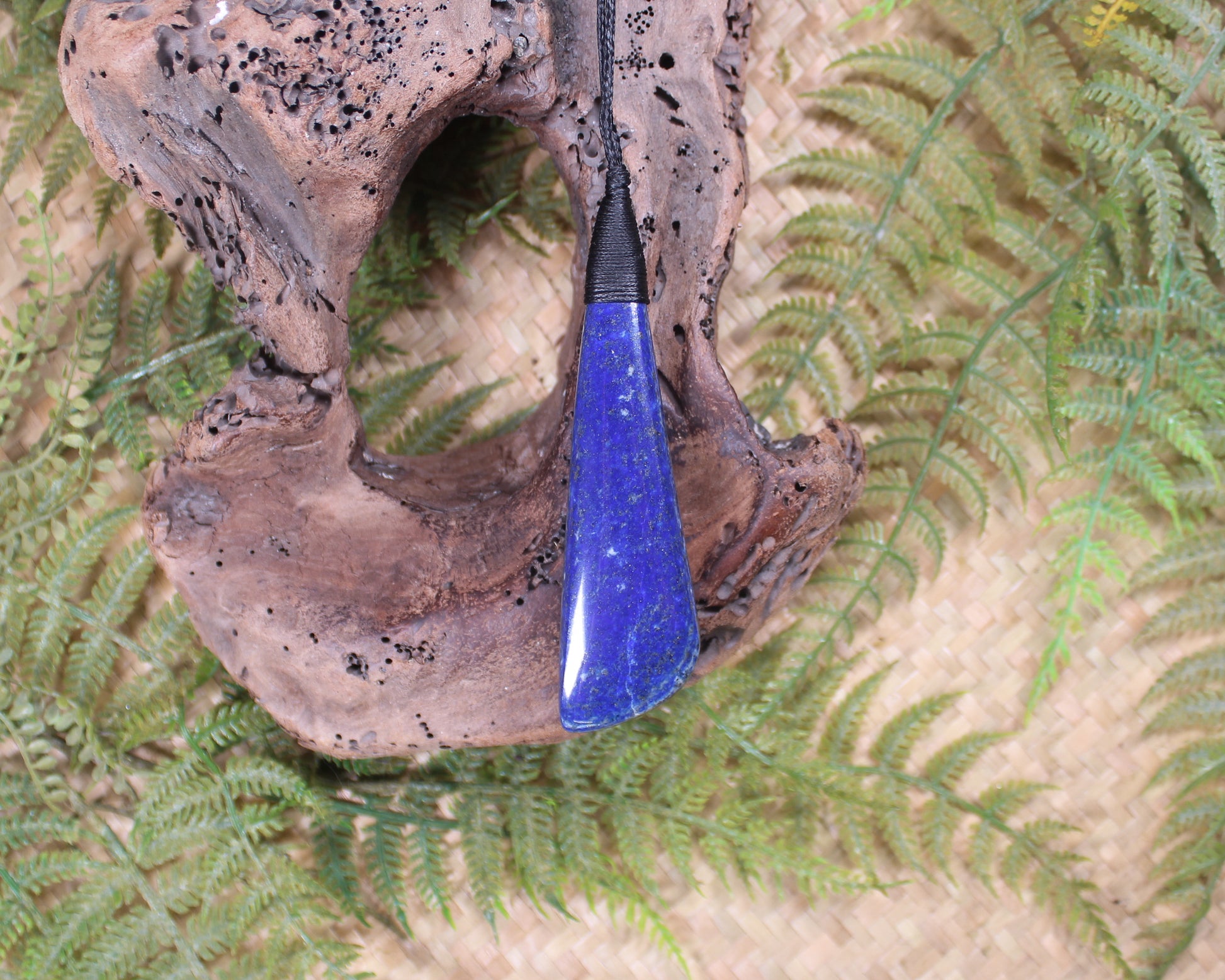 Toki or Adze carved from Lapis Lazuli