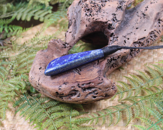 Toki or Adze carved from Lapis Lazuli