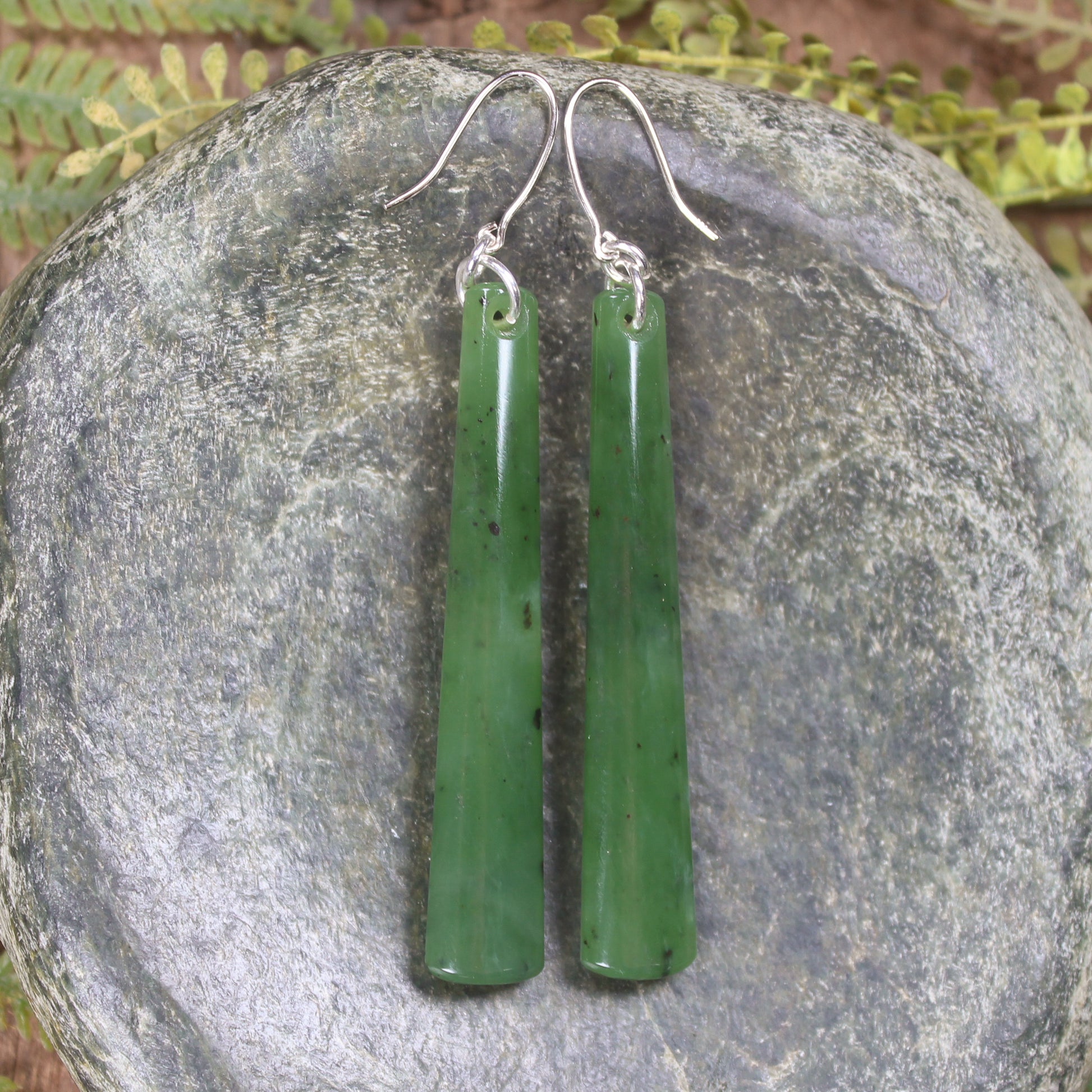 Hapopo Pounamu Earrings