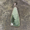 Kawakawa Pounamu pendant set in Sterling Silver - NZ Greenstone