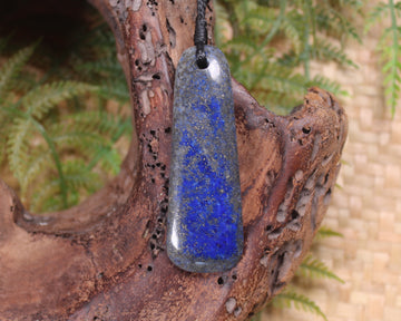 Toki or Adze carved from Lapis Lazuli