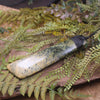 Flower Jade Pounamu Toki Pendant - NZ Greenstone