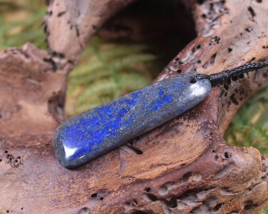 Toki or Adze carved from Lapis Lazuli