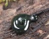 Hei Matau or Fish Hook carved from Kawakawa Pounamu - NZ Greenstone