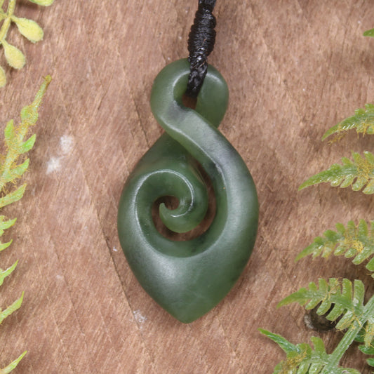 Hapopo Pounamu Twist- NZ Greenstone
