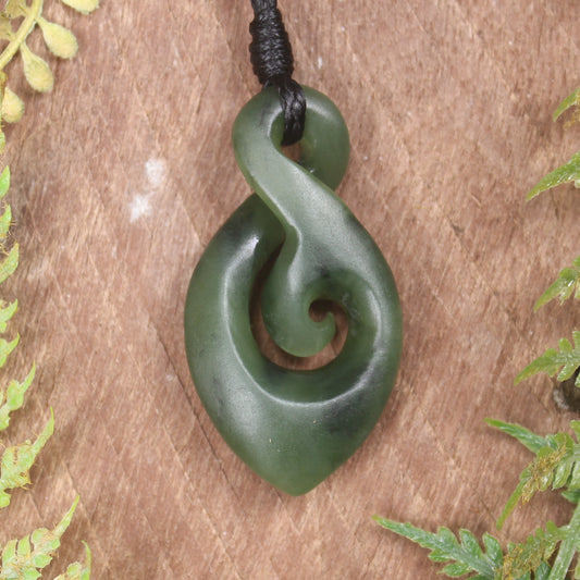 Hapopo Pounamu Twist- NZ Greenstone