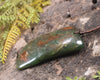 NZ Greenstone Large Niho Taniwha Tooth Pendant (BK507) Totoweka Pounamu
