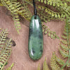 Roimata or Teardrop carved from Inanga Pounamu - NZ Greenstone