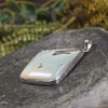 Sterling Silver Greenstone Pendant carved from Raukaraka  Pounamu - NZ Greenstone