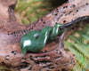 Twist or Pikorua carved from Hapopo Pounamu - NZ Greenstone