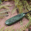 Roimata or Teardrop carved from Inanga Pounamu - NZ Greenstone