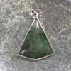 Hapopo Pounamu pendant set in Sterling Silver - NZ Greenstone