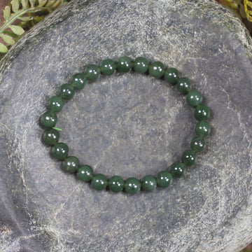 Kawakawa Pounamu beaded bracelet