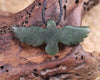 Manu or Bird Pendant carved from Kawakawa Pounamu - NZ Greenstone