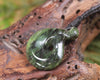 Douglas Creek pounamu hei matau pendant - NZ Greenstone