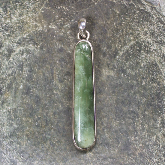 Sterling silver hapopo pounamu pendant