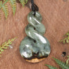Twist or Pikorua carved from Flower Jade Pounamu - NZ Greenstone