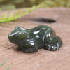 NZ Greenstone Frog Sculpture (BT515) Hapopo Pounamu