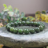 Kawakawa Pounamu beaded bracelet