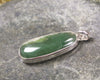 Hapopo Pounamu pendant set in Sterling Silver - NZ Greenstone