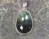 Kawakawa Pounamu pendant set in Sterling Silver - NZ Greenstone