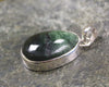 Kawakawa Pounamu pendant set in Sterling Silver - NZ Greenstone