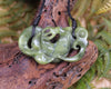Manaia pendant carved from NZ Serpentine