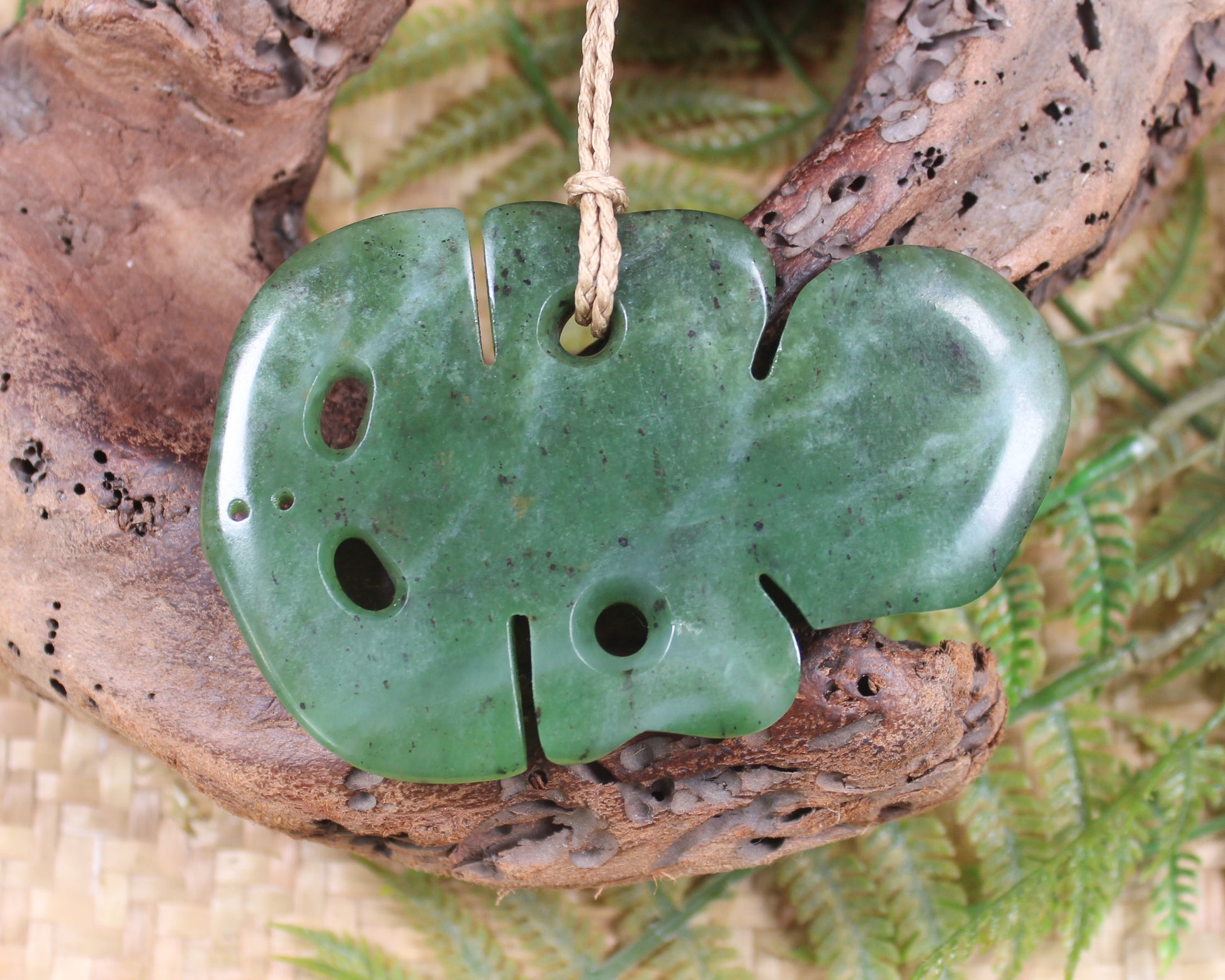 Hei Tiki carved from Hapopo Pounamu - NZ Greenstone