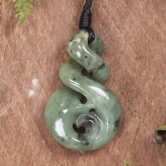 Hapopo Pounamu Twist- NZ Greenstone