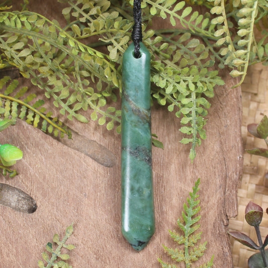 Roimata or Teardrop carved from Inanga Pounamu - NZ Greenstone