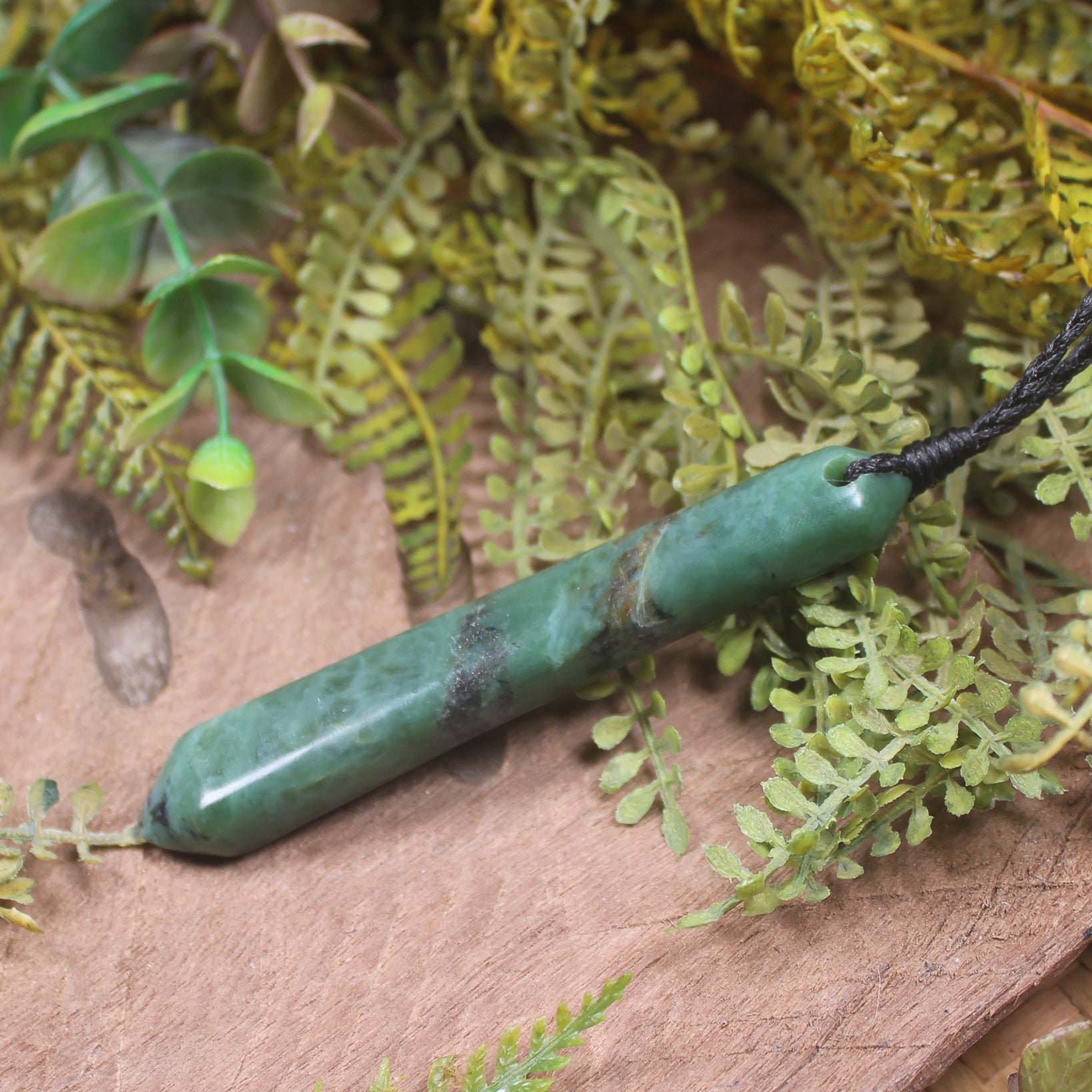 Roimata or Teardrop carved from Inanga Pounamu - NZ Greenstone