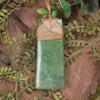 Flower Jade Pounamu Toki Pendant - NZ Greenstone